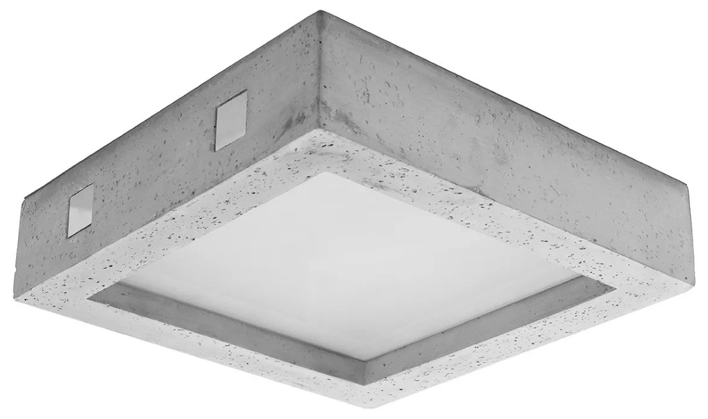 Stropné LED svietidlo Riza, 1x LED 18w, 3000k, betón