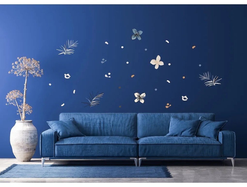 Samolepiaca dekoracia Vector Graphics Florals, 42,5 x 65 cm