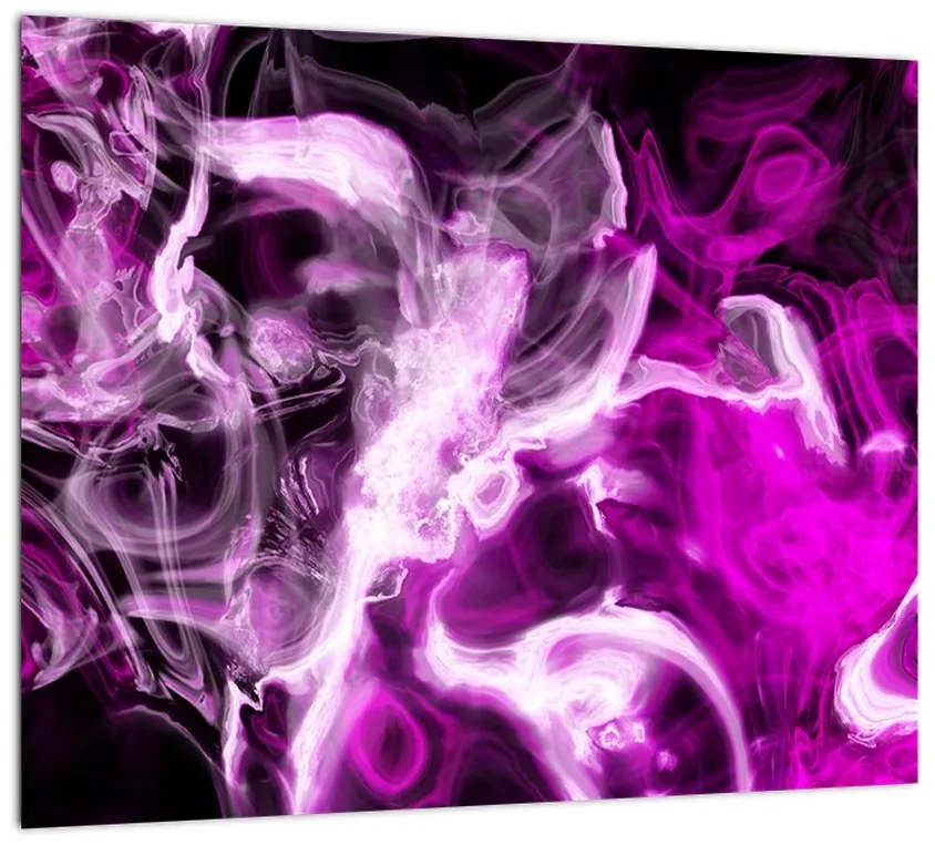 Obraz - fialový dym