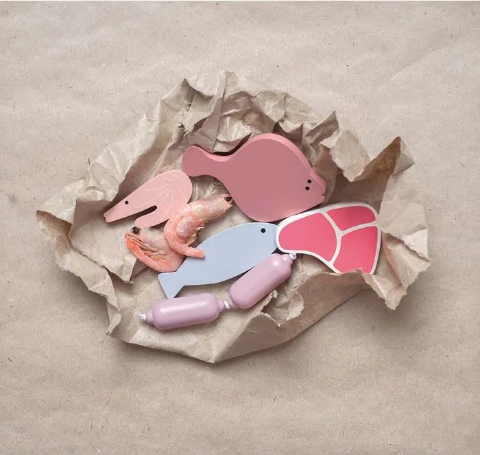 Detský drevený predajný stánok