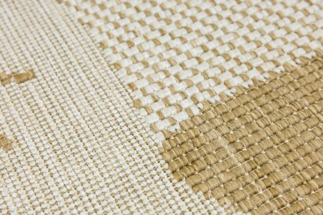 Detský obojstranný koberec BRUSSELS 206023/10820 béžový / krémový kruh