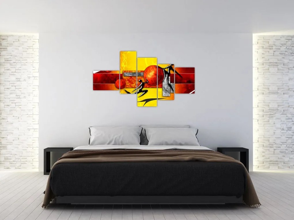 Moderný obraz - gymnasti