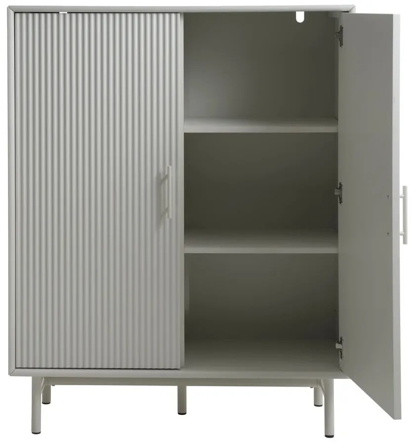 Sivá skrinka 100x125x40 cm Palma – Unique Furniture