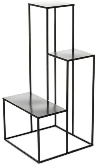 Stojan na kvety KASKADA 85x40 cm čierna