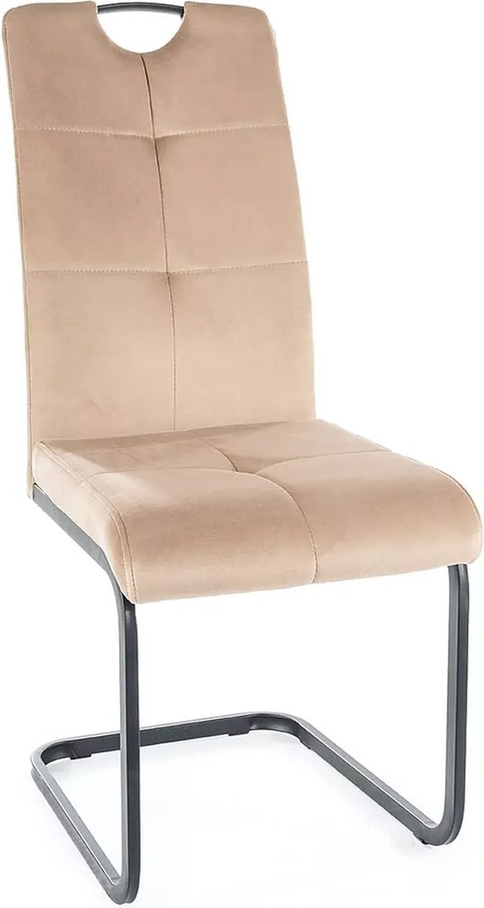 SI Stolička Axo Velvet béžová