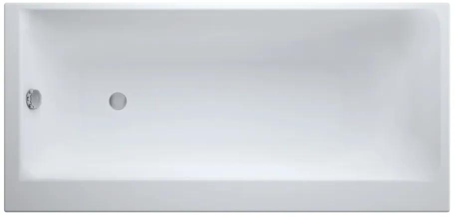 Cersanit Smart obdĺžniková vaňa 170x80 cm biela S301-116