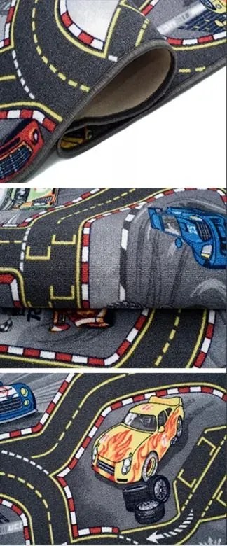 Detský koberček CARS 2 ŠEDÝ