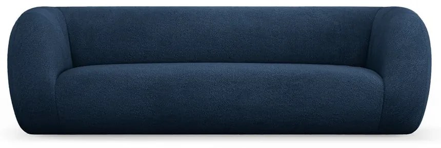 Modrá pohovka z textílie buklé 230 cm Essen – Cosmopolitan Design