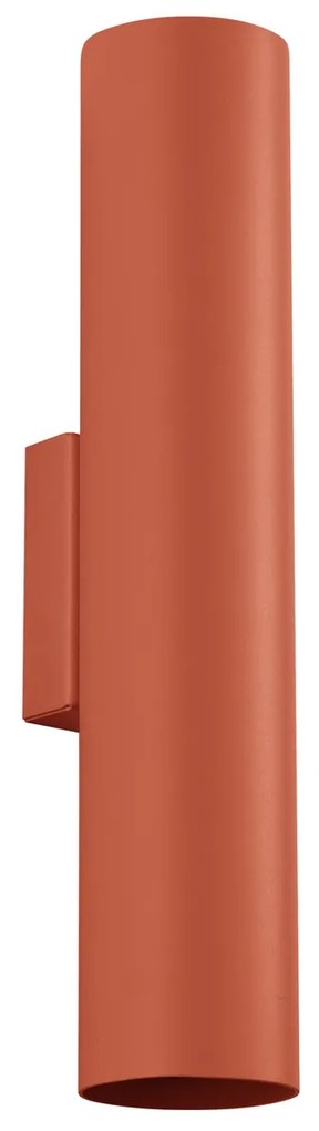 Nástenné svietidlo Lagos, 1x oranžové kovové tienidlo