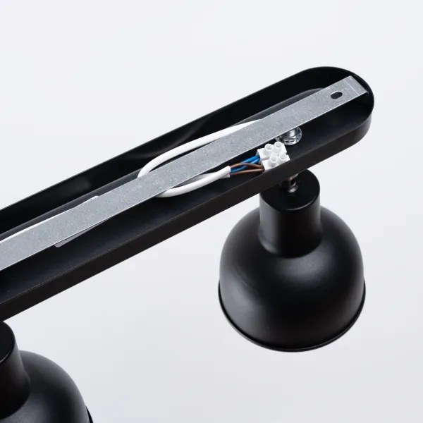 Sollux SL.1317 - Bodové svietidlo ELBA 2xE27/15W/230V čierna