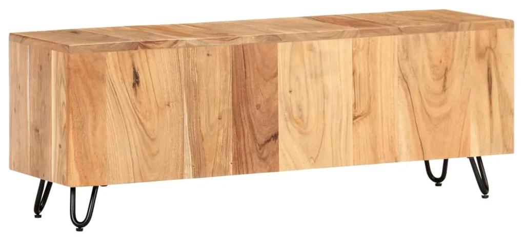 vidaXL TV skrinka 110x30x40 cm masívne akáciové drevo