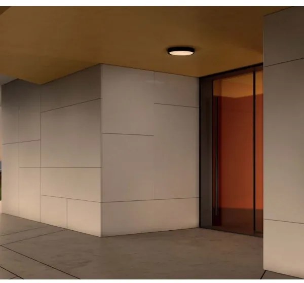 Redo 90155 - LED Vonkajšie stropné svietidlo PONZA LED/16W/230V pr. 26 cm IP65