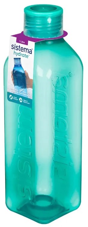 SISTEMA Fľaša na pitie, SISTEMA, 1 l, mix farieb Farba škatuliek SISTEMA: Zelená