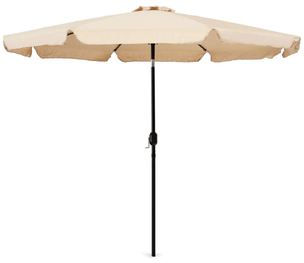 Záhradný slnečník Lavulo 300 cm béžový