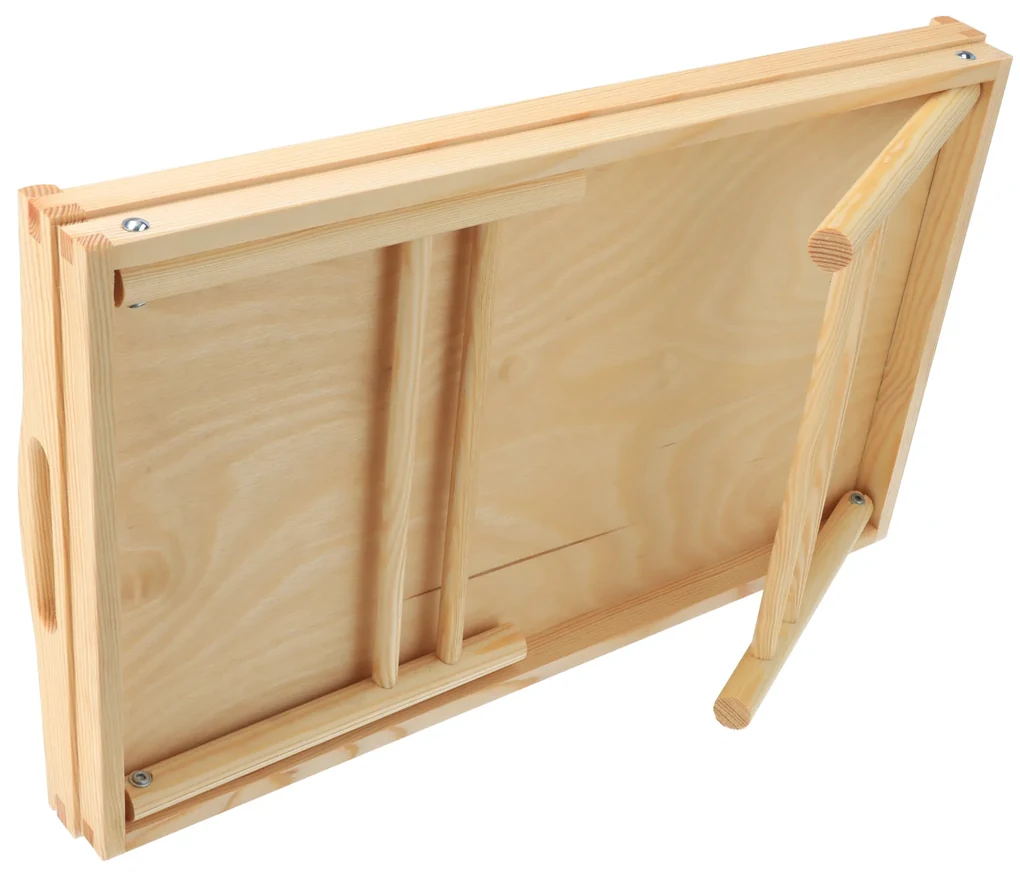 ČistéDrevo Drevený servírovací stolík do postele 50x30 cm