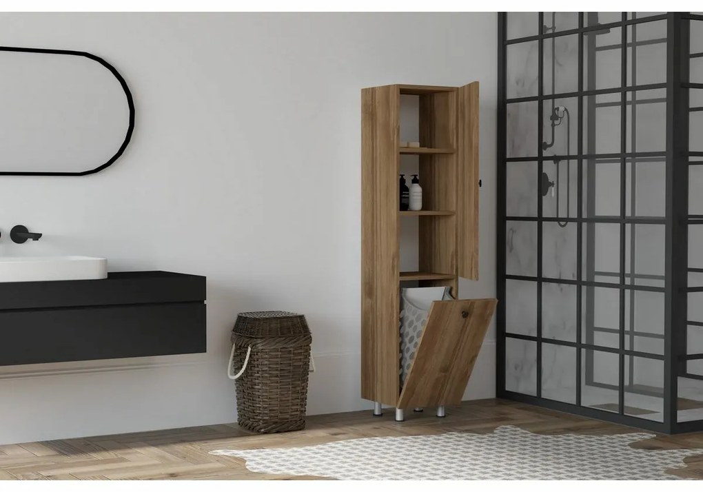 Kúpeľňová skrinka Lipa Walnut