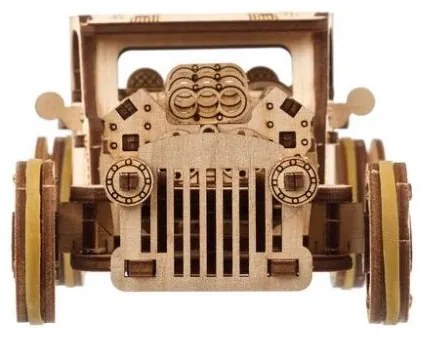 Ugears 3D drevené mechanické puzzle The Hot Rod Furious