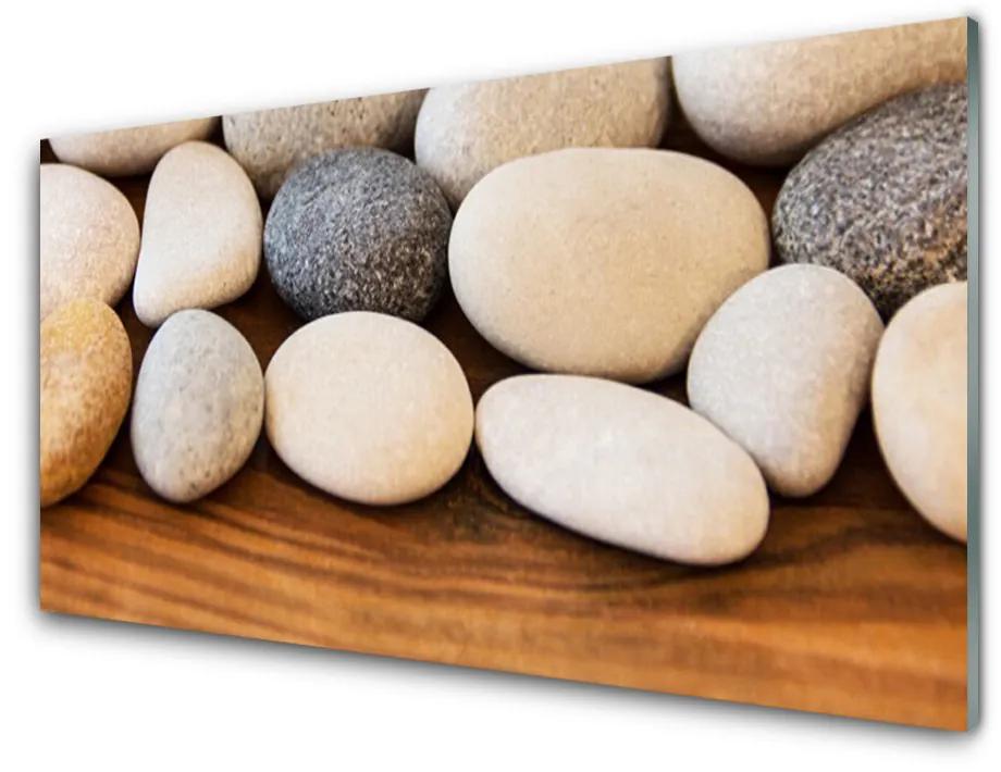 Skleneny obraz Dekoračné kamene umenie 100x50 cm