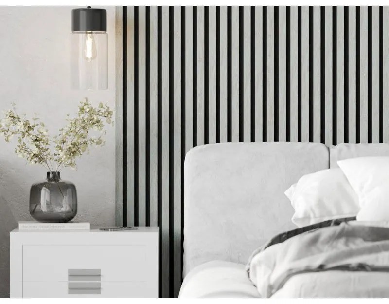 Mexen Lam-F, akustické stenové lamely 275 × 31,5 cm, filc 6 mm, dub ľadový, S105-275317-2812-061