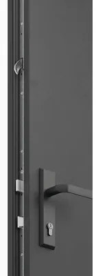 Kovové vchodové dvere S68 Clear 90 Ľ antracit