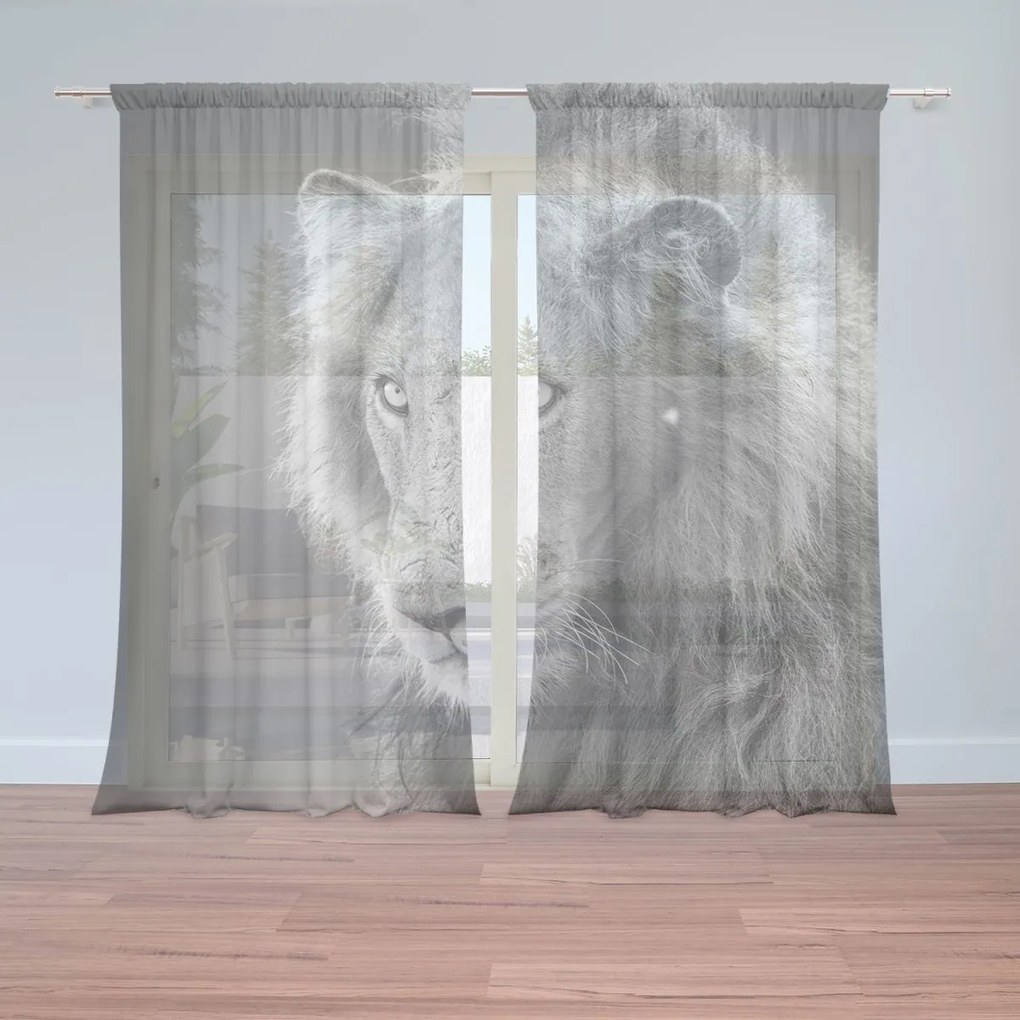 Sablio Záclony Levíček: 2ks 150x250cm
