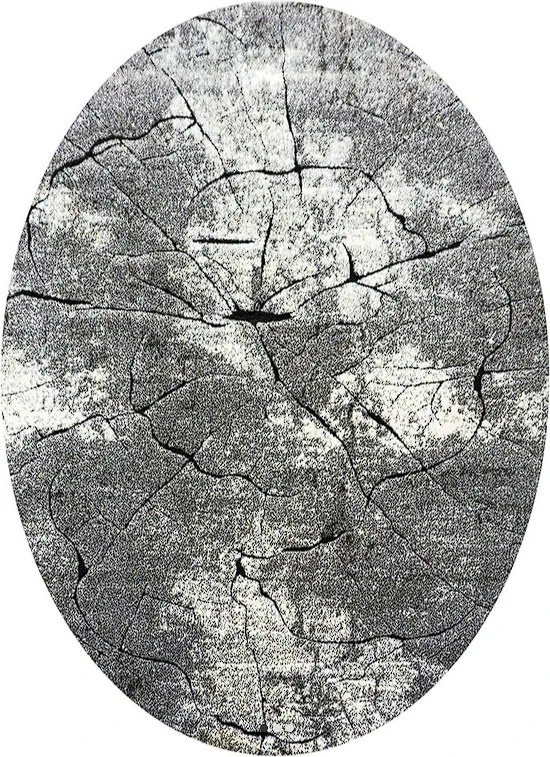 BE Koberec Miami 129 GREY – sivý oválny Rozmer: 160x220 cm