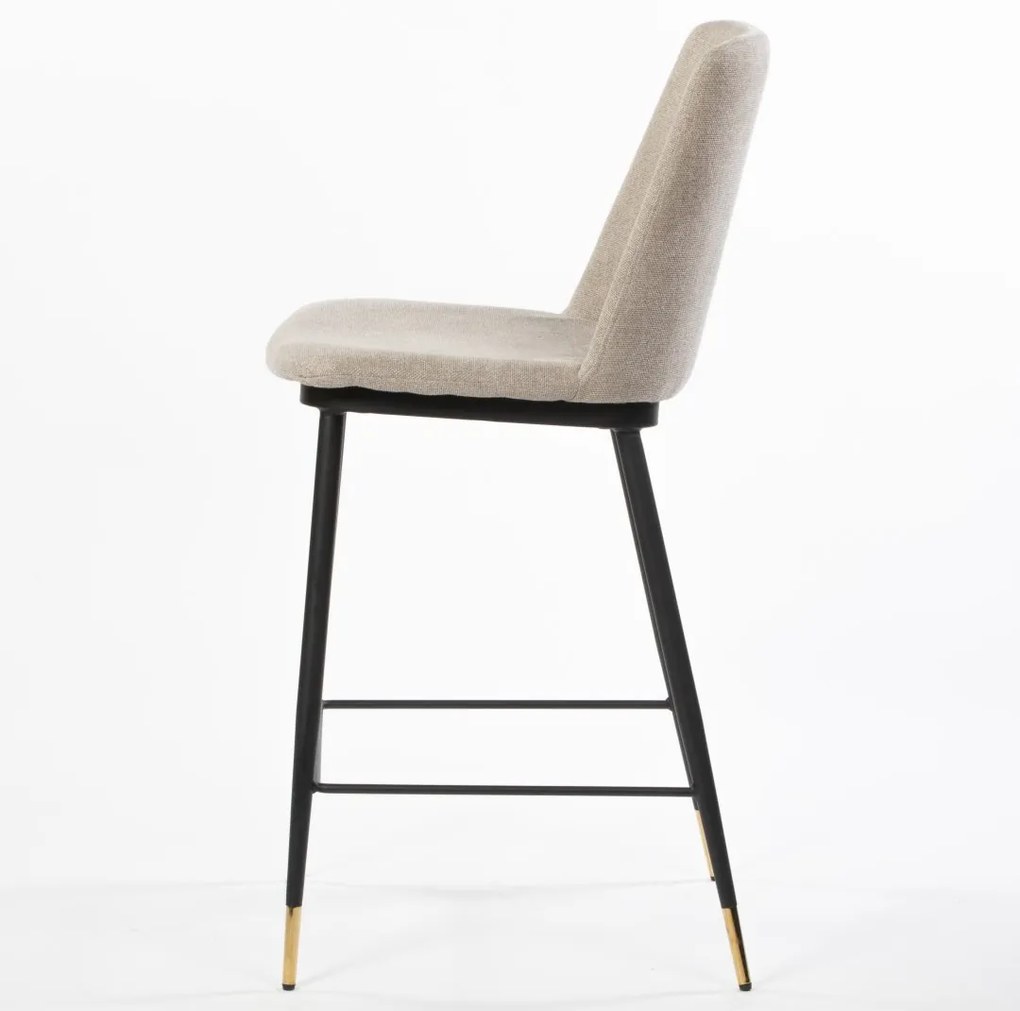 ROSSI BAR LIGHT BROWN ČALÚNENÁ BAROVÁ STOLIČKA brown