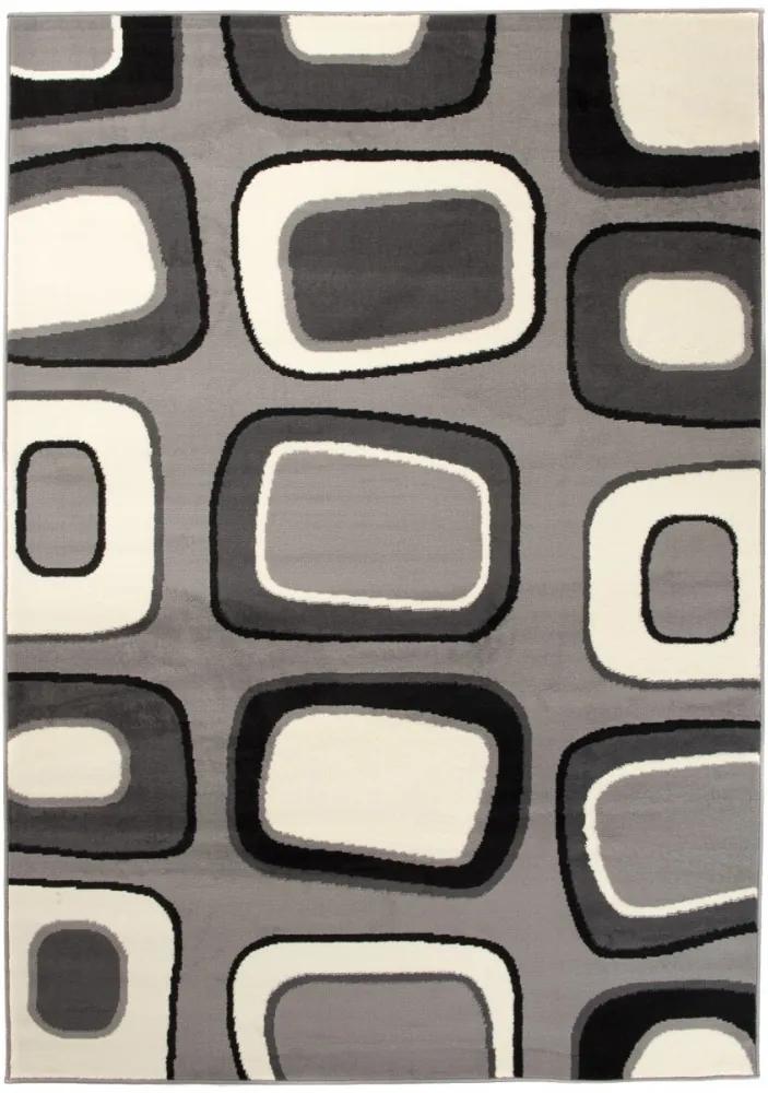 Kusový koberec PP Candy sivý, Velikosti 120x170cm