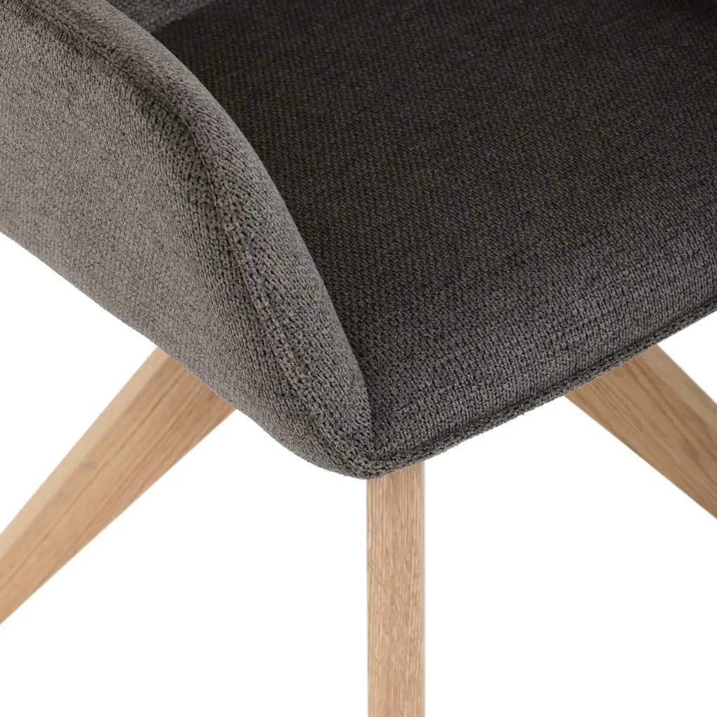 Jedálenská stolička DCH-C2148 GREY2 s vodoodolnýmpoťahom