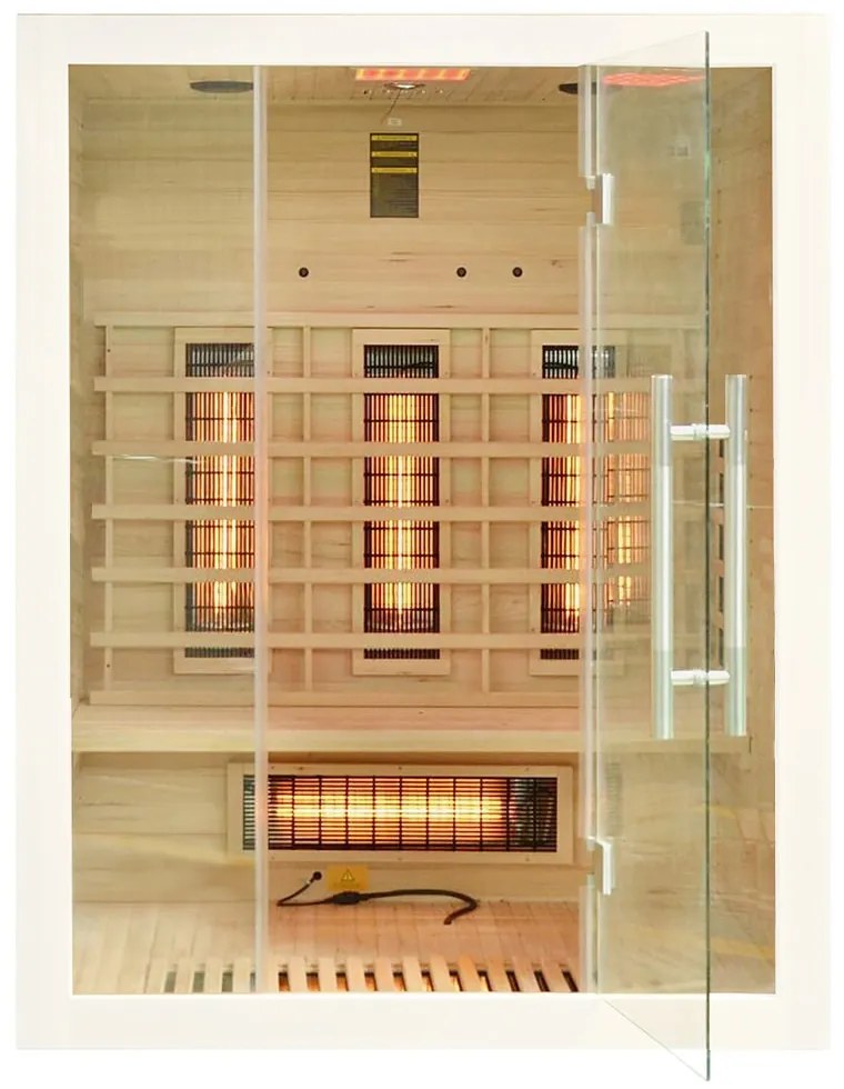M-SPA - Infračervená sauna biela 150 x 120 x 190 cm