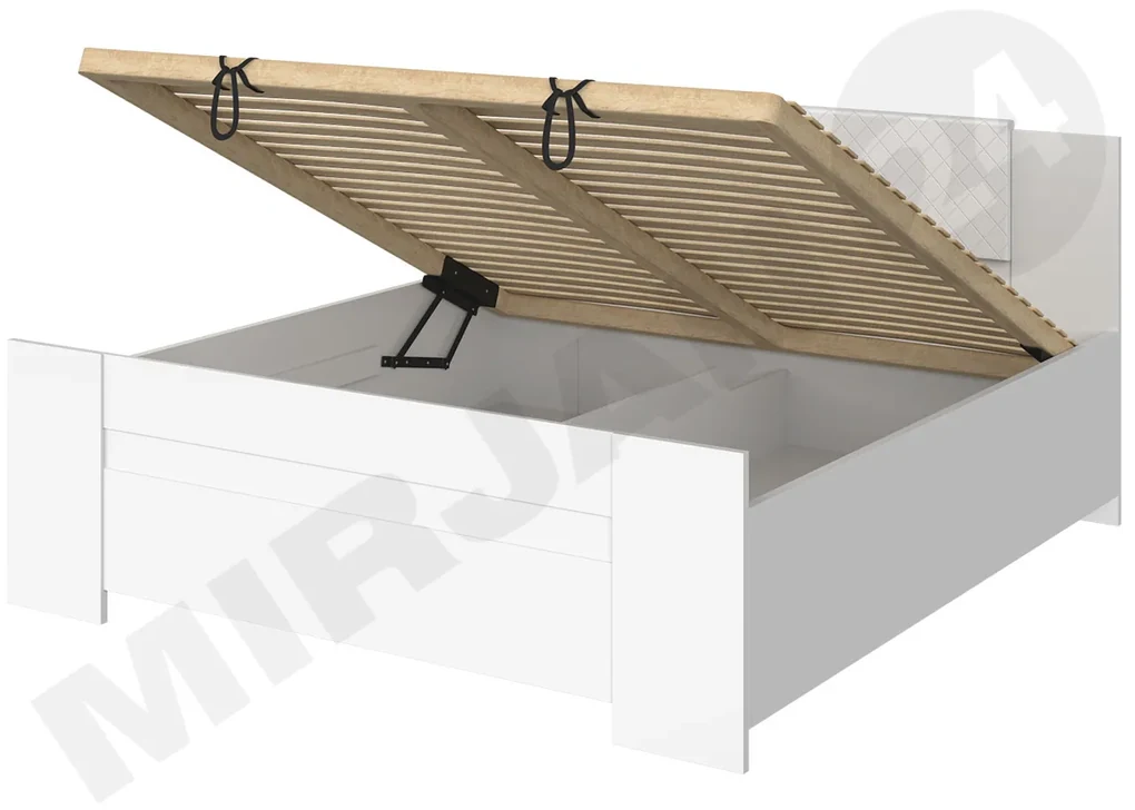 Spálňa Kler VIII, Farby: dub artisan + ekokoža Soft Pik 017