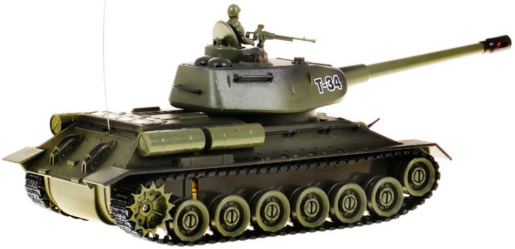 RAMIZ Tank model T-34 1:28 RC - zelený