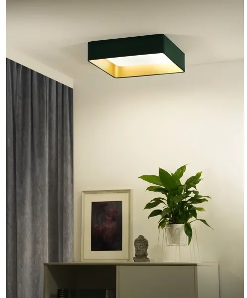 Brilagi-LED Stmievateľné svietidlo VELVET SQUARE LED/36W/230V Wi-Fi Tuya+DO zelená