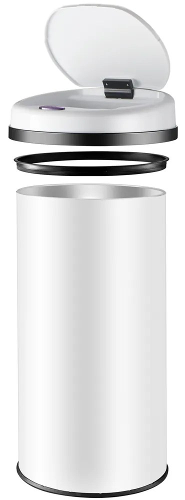 Monzana Bezdotykový odpadkový kôš - automatické otváranie - 56 l biely