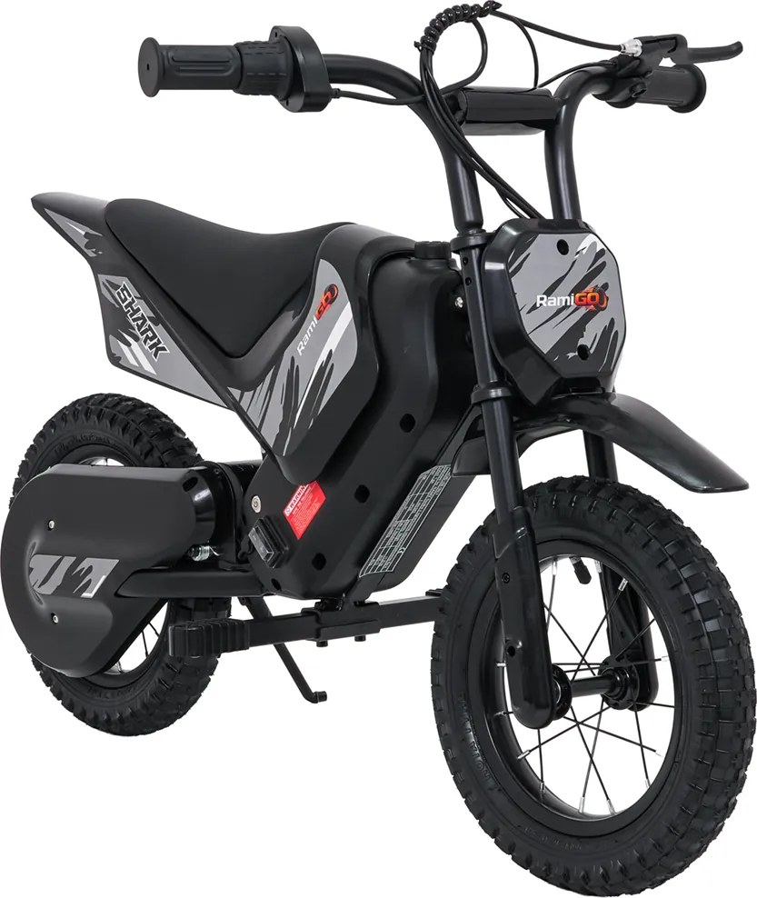 Ramiz Detský elektrický motocykel SHARK čierny