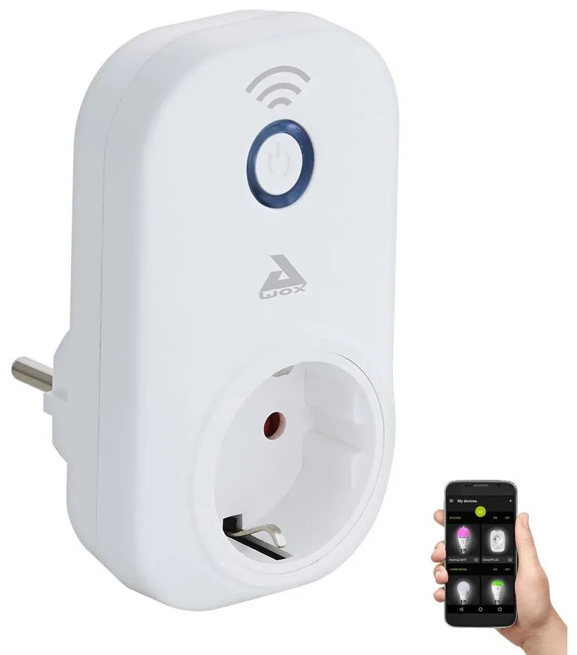 Eglo 97476 - Inteligentná zásuvka Connect plug 2300W SCHUKO