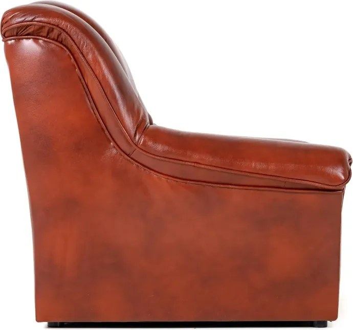 Kožené kreslo Dubaj LUX, čerešňa (A-4)