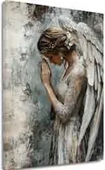 Obrazy anjelov Pokojná duša | 100% originál domaľovaný akrylom
