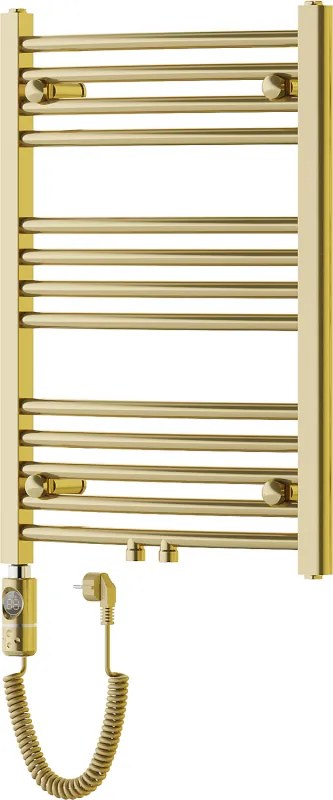 Mexen Ares, elektrické vykurovacie teleso 700 x 500 mm, 300 W, zlatá lesklá, W102-0700-500-2300-50