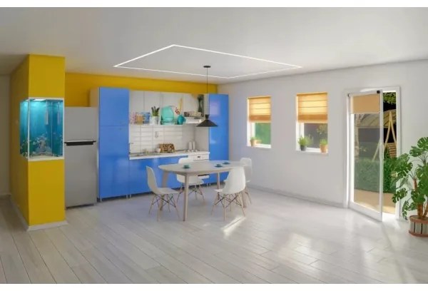 Redo 01-1462 - Luster na lanku KIMONO 1xE27/42W/230V pr. 39,5 cm čierna