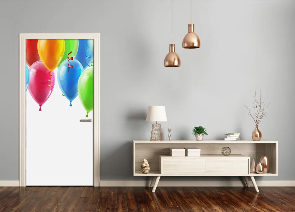 Fototapeta na dvere farebné balóny 95x205 cm