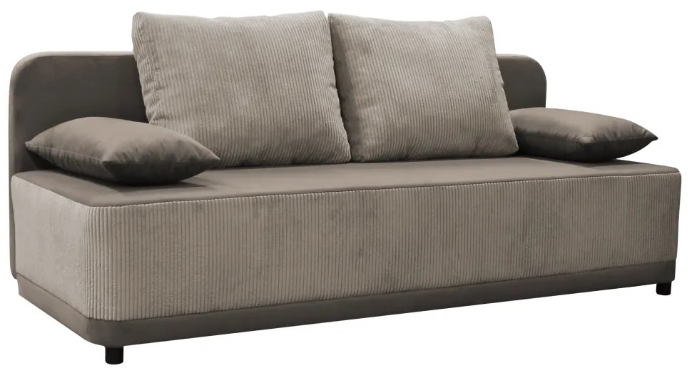 Rozkladacia pohovka, sivobéžová Taupe, SENTY