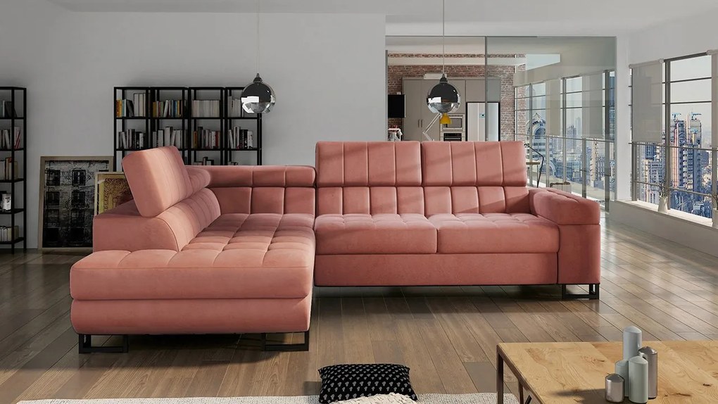 Rohová sedačka Wales, Dostupné poťahy: Nazar 225.02, Strana: pravá