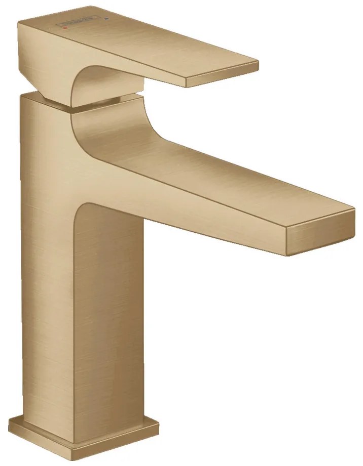 Hansgrohe Metropol, umývadlová batéria 110 s výpustom Push-Open, kefovaný bronz, 32507140