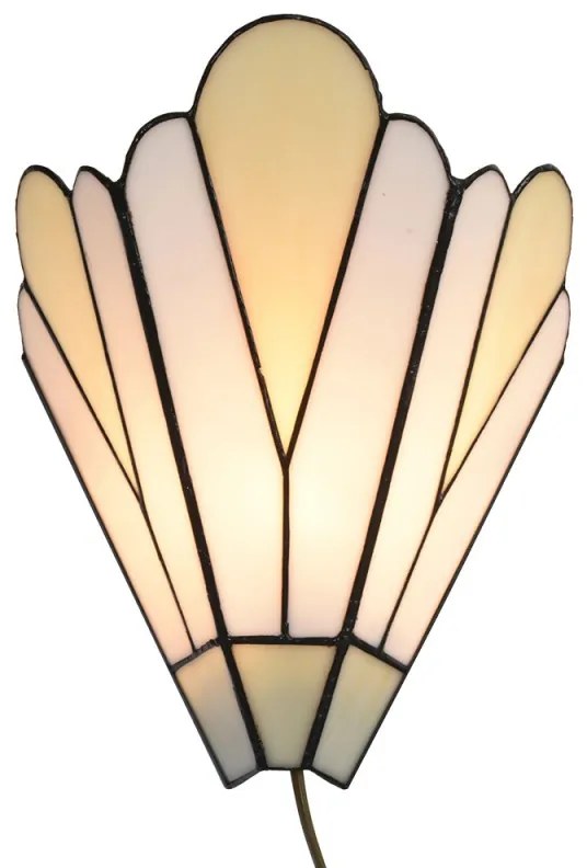 Vitráž nástenné svietidlo WHITE 29*20