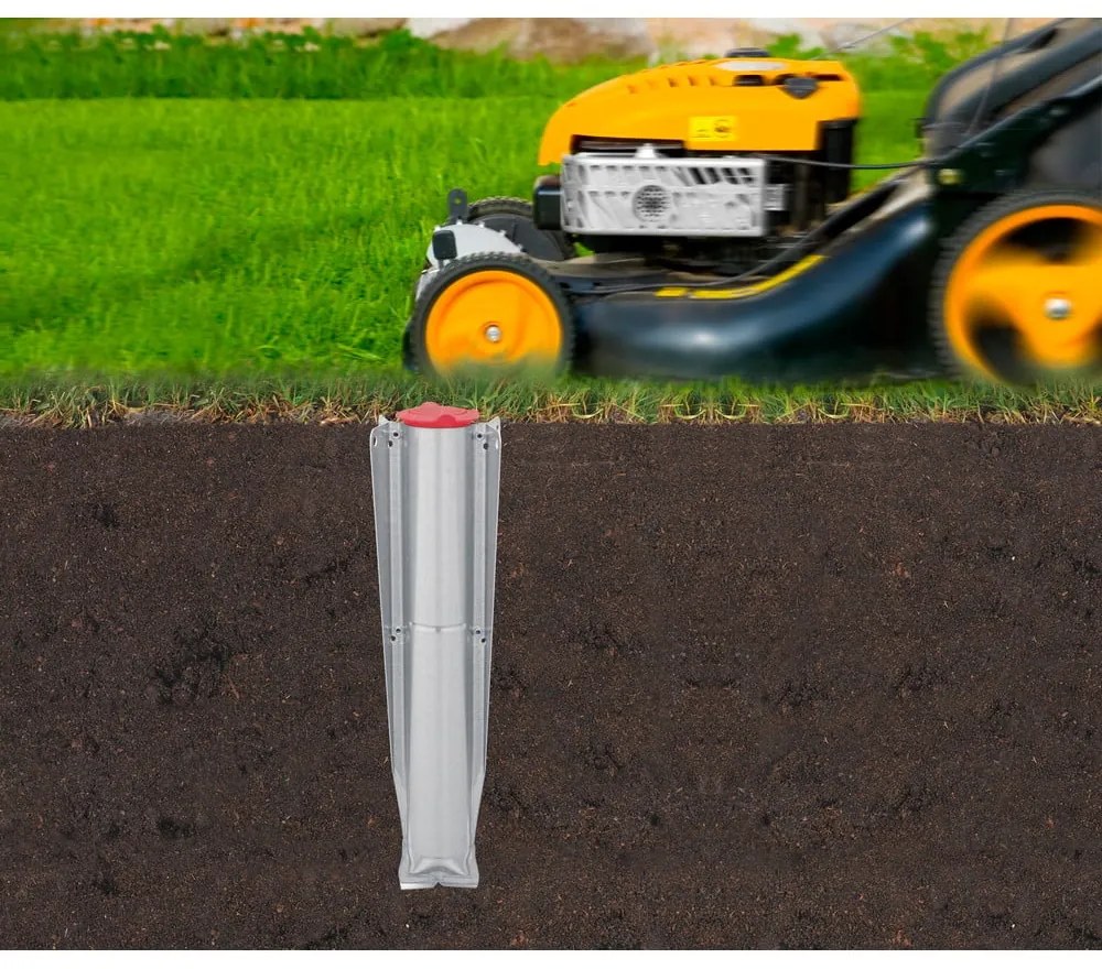 Vonkajší sušiak na bielizeň v striebornej farbe 40 m Topspinner – Brabantia