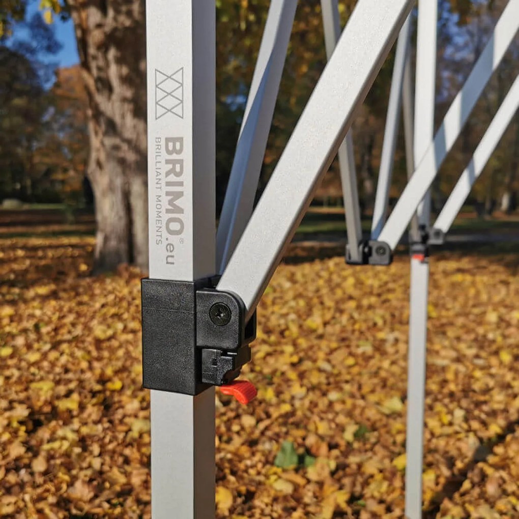 BRIMO Záhradný Párty Stan 3x4,5 m: Váš Kútik pre Relax a Oslavy - bez stien - Červená 36