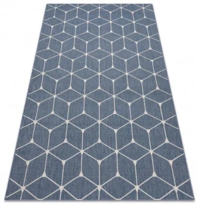 Koberec SIZAL FLAT 48721/591 Kocky 3D nebeský