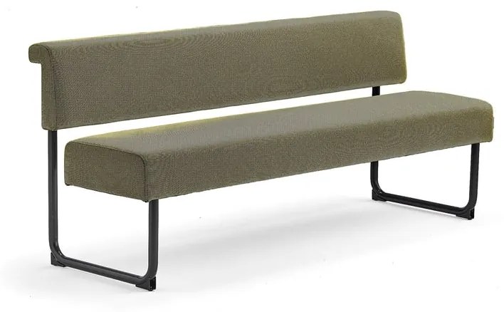 Pohovka START, dĺžka 1800 mm, tkanina, zlatá