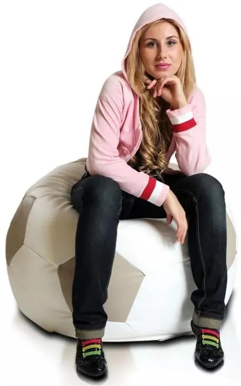 INTERMEDIC SK Sedací vak Sport XXXL, Ekokoža, 750l Farba: E17 - cappucino